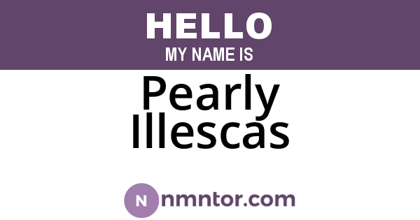 Pearly Illescas