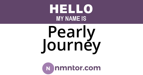 Pearly Journey
