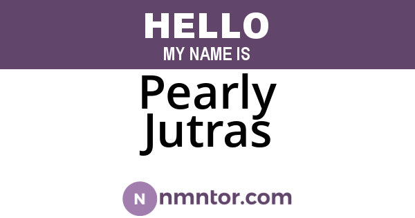 Pearly Jutras