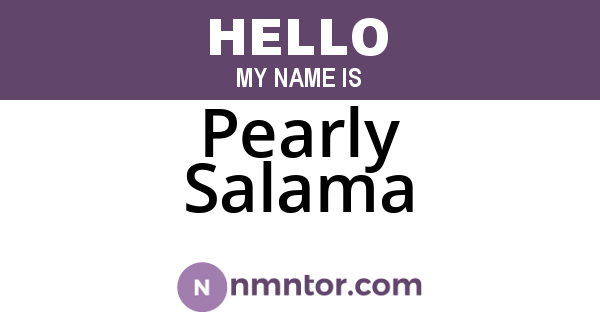 Pearly Salama