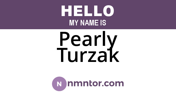 Pearly Turzak