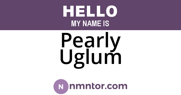 Pearly Uglum
