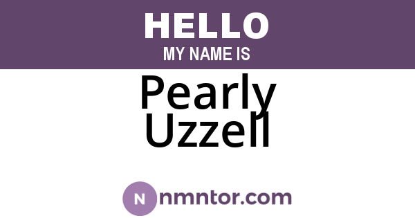 Pearly Uzzell