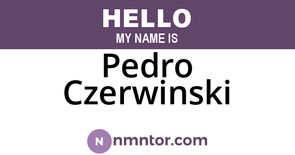 Pedro Czerwinski