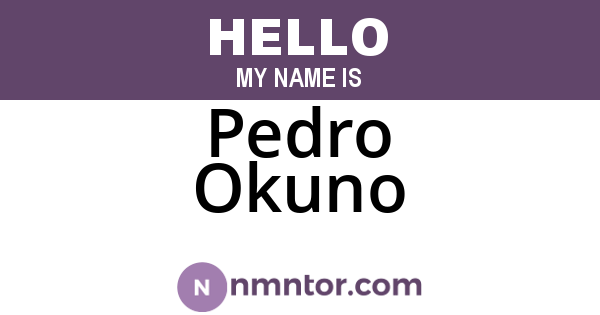 Pedro Okuno
