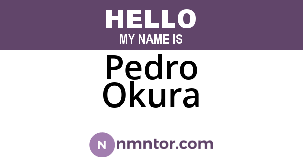 Pedro Okura