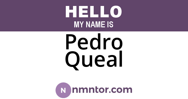 Pedro Queal