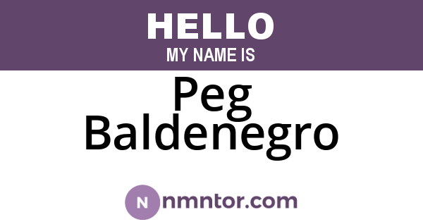 Peg Baldenegro