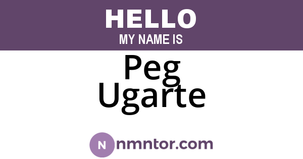 Peg Ugarte