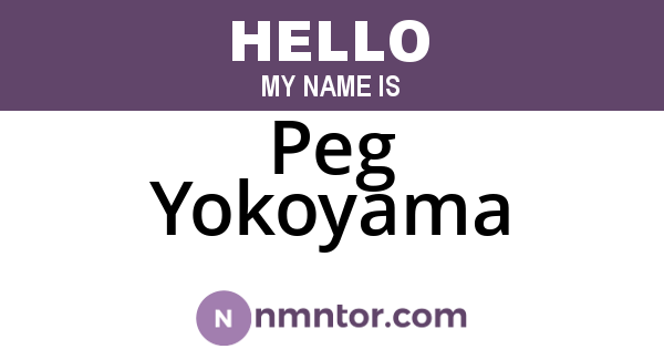 Peg Yokoyama
