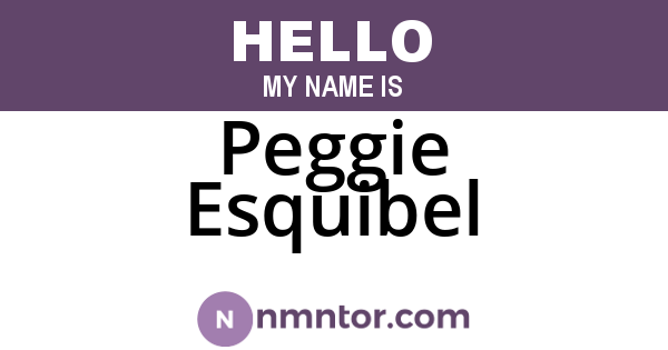 Peggie Esquibel