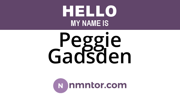 Peggie Gadsden