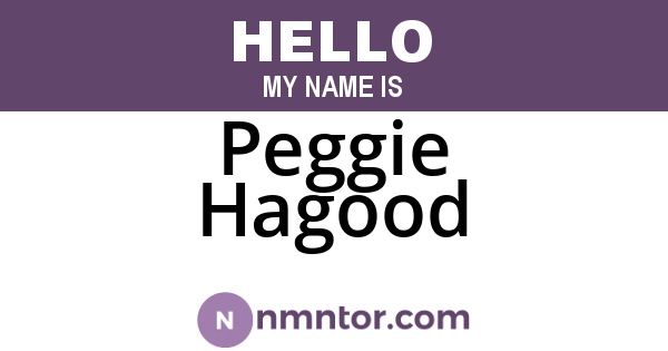Peggie Hagood
