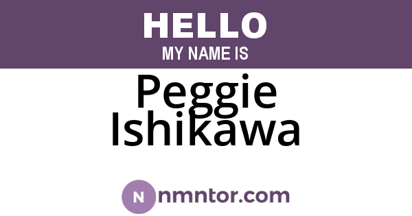 Peggie Ishikawa