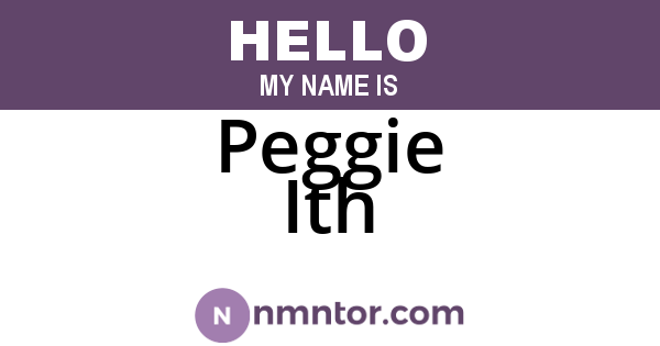 Peggie Ith