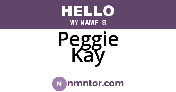 Peggie Kay