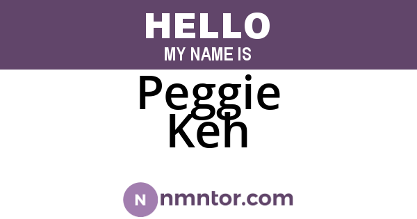 Peggie Keh