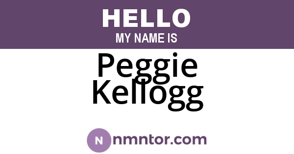 Peggie Kellogg