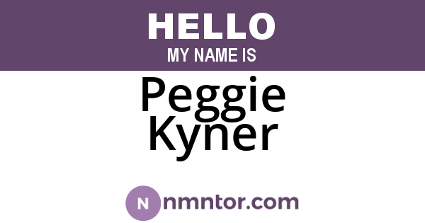 Peggie Kyner