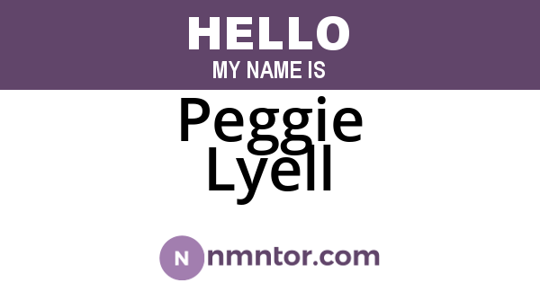 Peggie Lyell