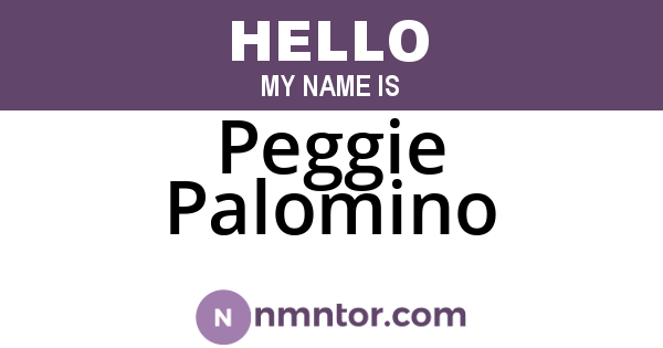 Peggie Palomino