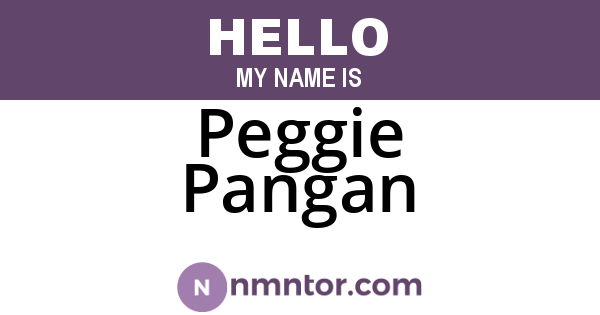 Peggie Pangan