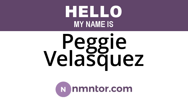 Peggie Velasquez