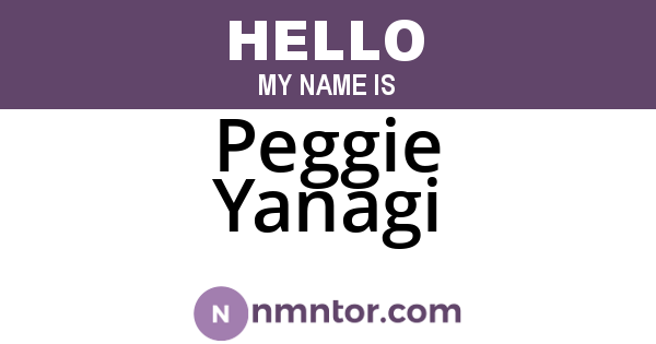 Peggie Yanagi