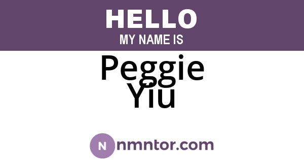 Peggie Yiu
