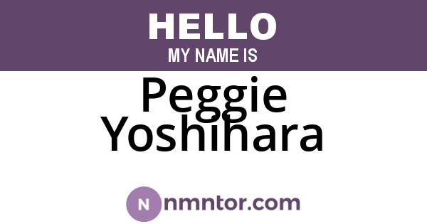 Peggie Yoshihara