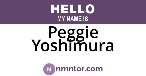 Peggie Yoshimura