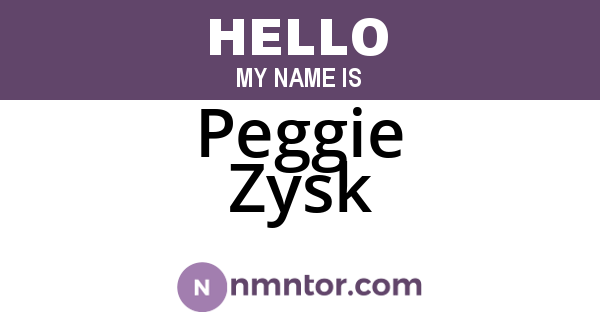 Peggie Zysk