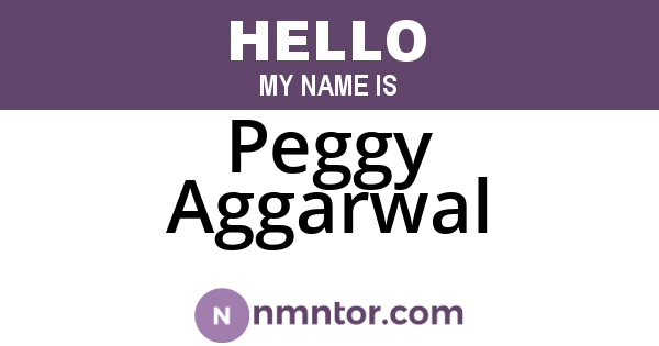 Peggy Aggarwal