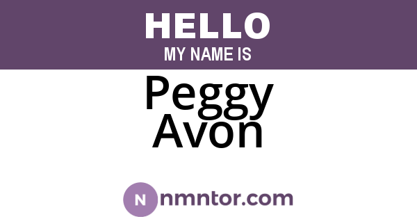 Peggy Avon