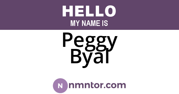 Peggy Byal