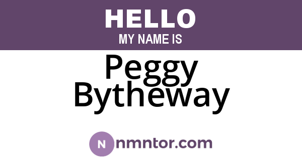 Peggy Bytheway