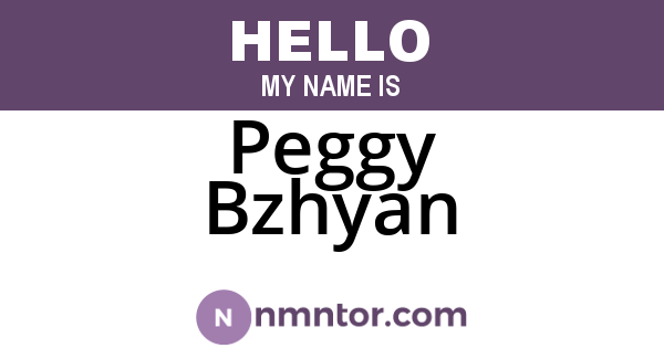 Peggy Bzhyan