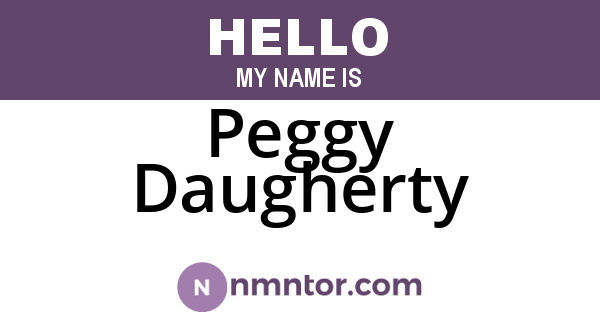 Peggy Daugherty