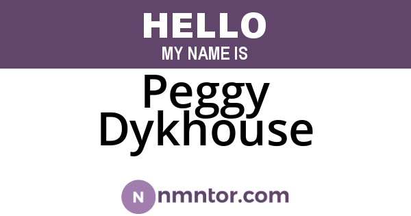 Peggy Dykhouse