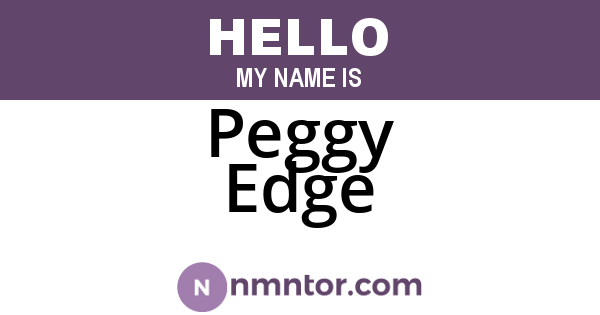 Peggy Edge