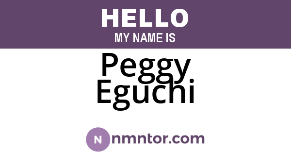 Peggy Eguchi