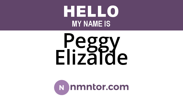 Peggy Elizalde