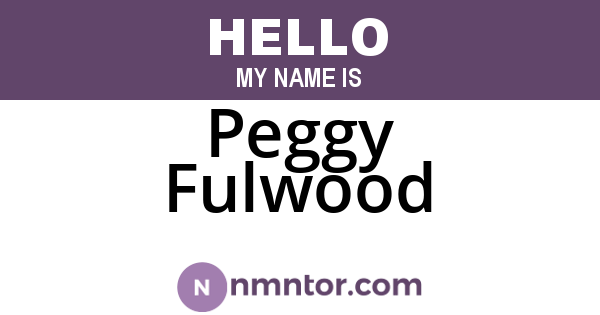 Peggy Fulwood