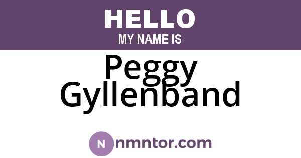 Peggy Gyllenband