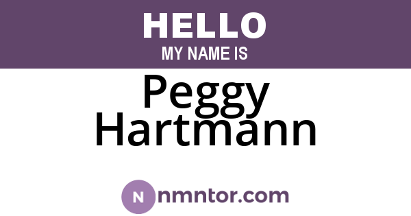 Peggy Hartmann