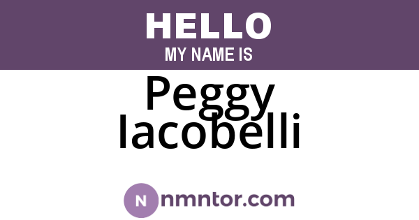 Peggy Iacobelli