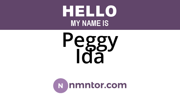 Peggy Ida