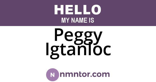 Peggy Igtanloc
