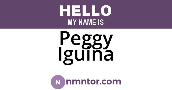 Peggy Iguina