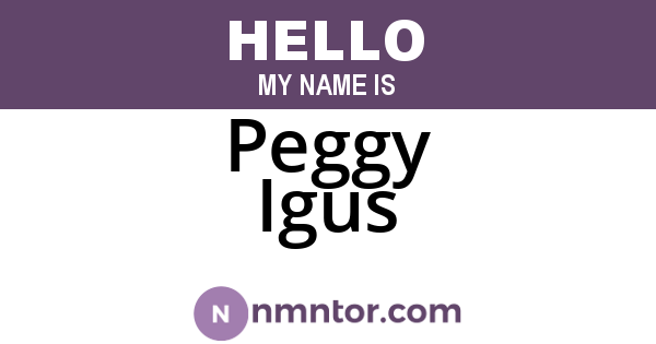 Peggy Igus
